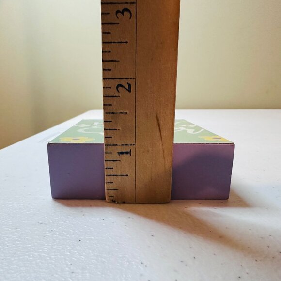 HAPPY EASTER Easter chunky block sign decoration Easter decoration glitter - Picture 4 of 13